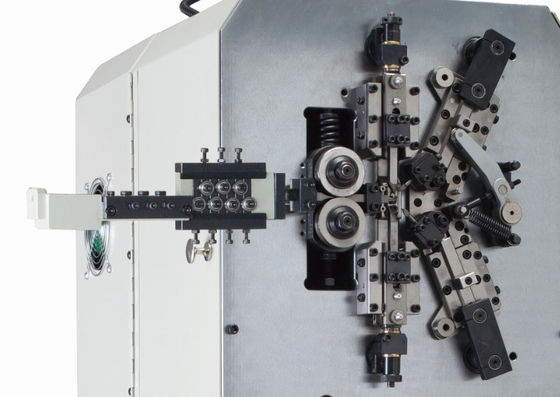 Multifunctional Eight Axis CNC Spring Coiling Machine , Spring Forming Machine High Precision and Speed
