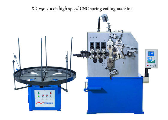 XD-250 2-Axis Spring Coiling Machine Producing 2.0mm To 5.0mm Compression Springs