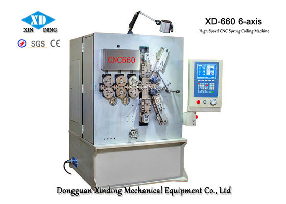 XD-660 6-Axis High Speed CNC Spring Coiling Machine For Making Springs Precision