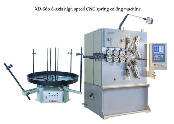 XD-660 6-Axis High Speed CNC Spring Coiling Machine For Making Springs Precision