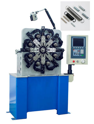 Blue Painting Extension Spring Coiling Machine With Feed Speed 200m / Min
