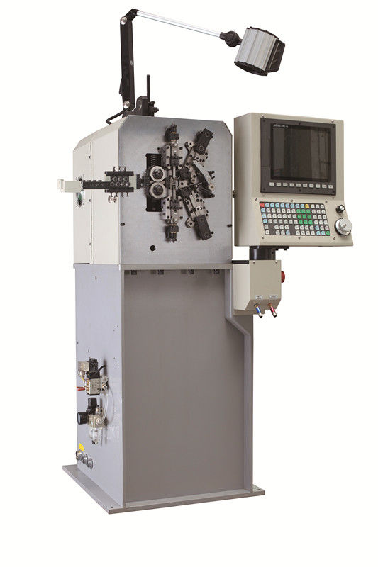 Multifunctional Eight Axis CNC Spring Coiling Machine , Spring Forming Machine High Precision and Speed