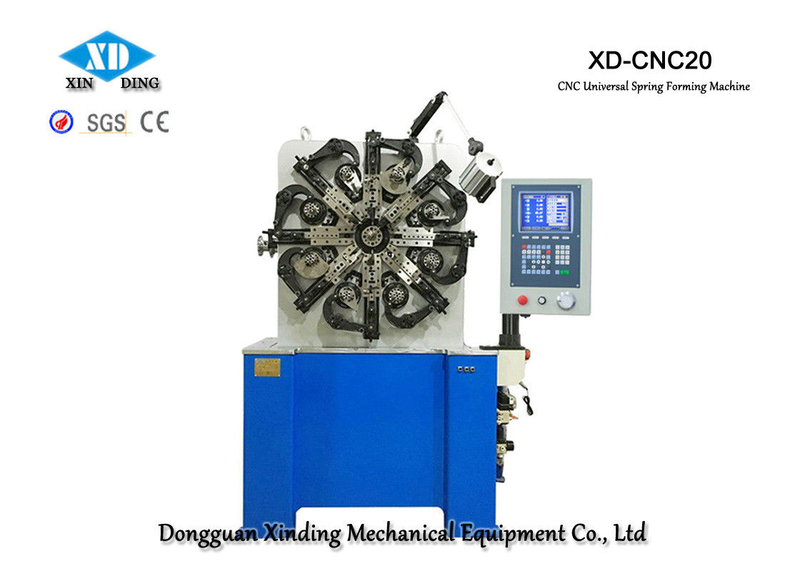 XD-CNC20 3 Axis Torsion Spring Machine With 0.3mm To 2.3mm Wire Diameter Range