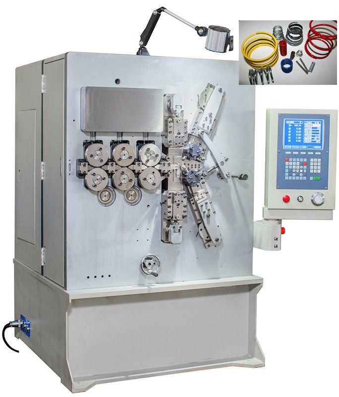 2.00 - 6.00mm Five Axis CNC Coil Spring Machine With Servo Motion System